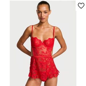 Victoria's Secret “Wicked Twinkle Lace Unlined Apron”